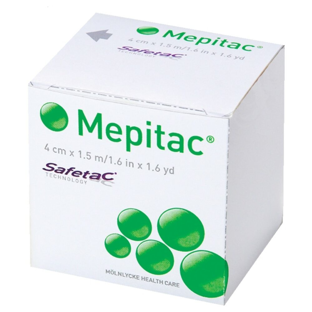瑞典 Molnlycke Mepitac 膠布 - 4cm x 1.5m (盒裝：1卷) [298400]