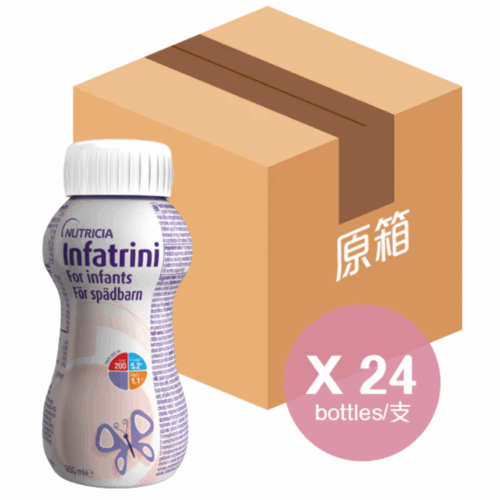 荷蘭 Nutricia Infatrini 高能量嬰幼兒營養液 (原箱：200ml x 24支)