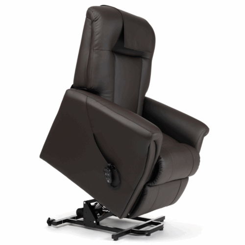比利時 Ontario 2 電動站立及後傾梳化 - 啡色皮