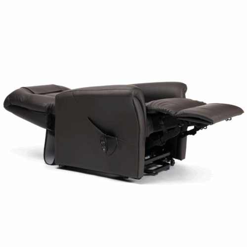 Alternative view of 比利時 Ontario 2 電動站立及後傾梳化 - 啡色皮