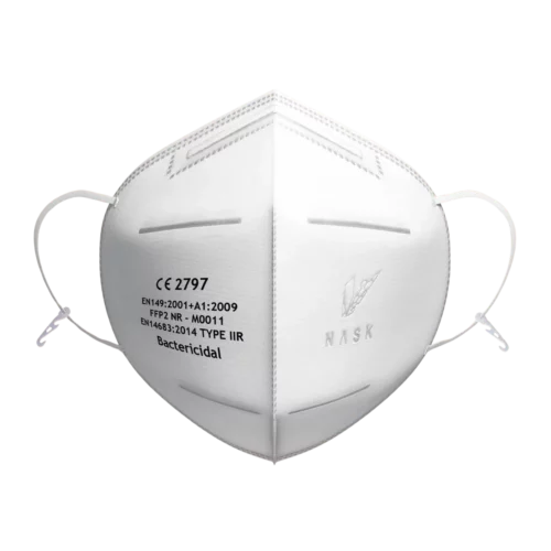 Alternative view of Nask Pro CE FFP2 納米纖維呼吸器/醫用口罩 (盒裝：50片)【香港製造】