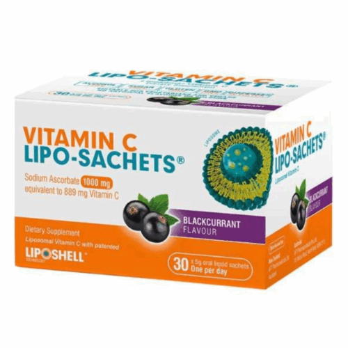 Alternative view of 紐西蘭 Lipo-Sachets 利鉑脂質體維他命C (黑加侖子味) (盒裝：5g x 30包)【歐洲製造】