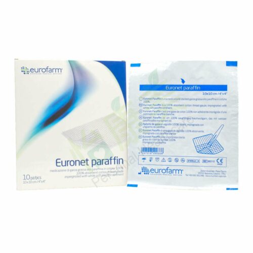 意大利 Euronet Paraffin 無菌油紗布 - 10 x 10cm (盒裝：10片) [DE09]【意大利製造】