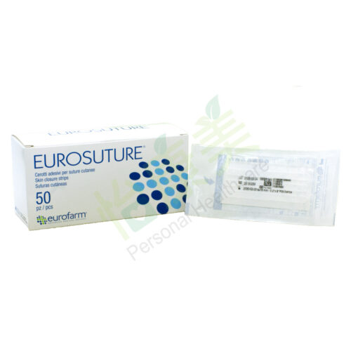意大利 Eurosuture 無菌不織布免縫膠帶 - 6 x 7.5cm (盒裝：50片，每片有3條) [DE25]【意大利製造】