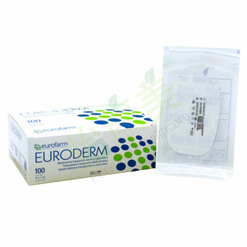 意大利 Euroderm 聚氨酯透明無菌敷料 (人工皮) - 6 x 7cm (盒裝：100片) [DE26]【意大利製造】