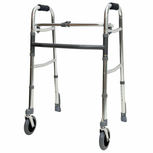 GHC 摺合式有輪助行架 (5"萬向前輪，彈弓後腳)【3個尺寸】