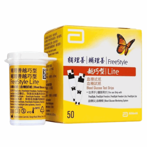 美國 Abbott FreeStyle Freedom Lite 輔理善越巧型血糖試紙 (盒裝：50塊) [71192.70]