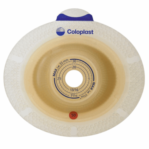 丹麥 Coloplast 康樂保 SenSura 兩件裝底板 (加強型，淺鑊型) - 剪裁範圍15-43mm，鎖環直徑60mm (盒裝：5片) [11035]