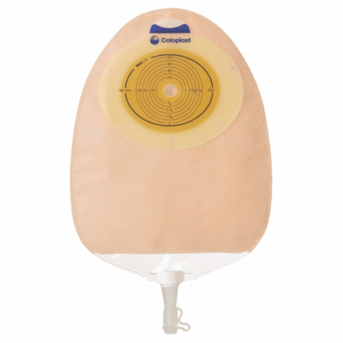 丹麥 Coloplast 康樂保 SenSura 一件裝小便袋 (平面底板，透明) - 剪裁範圍10-76mm (盒裝：10片) [11804]