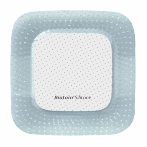 丹麥 Coloplast 康樂保 Biatain Silicone 黏性矽膠泡綿敷料 - 7.5 x 7.5cm (盒裝：10片) [33434]