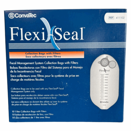 英國 Convatec 康復寶 Flexi-Seal Collection Bag with Filter 收集袋連過濾器 (盒裝：10個) [411102]