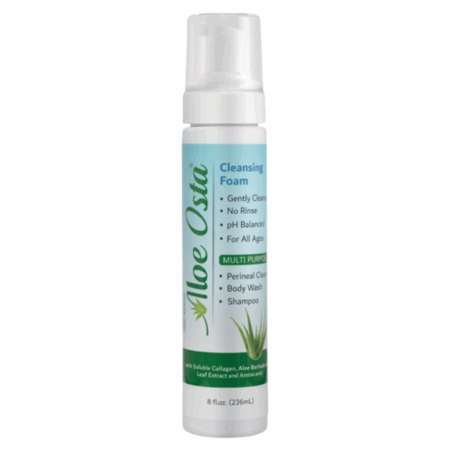 英國 Convatec 康復寶 Aloe Osta Cleansing Foam 免沖洗3合1潔膚泡沬 - 8oz [423956]