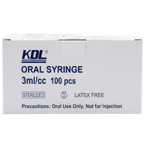 KDL 口服針筒 (無菌) (盒裝：100支)【4種容量選擇】