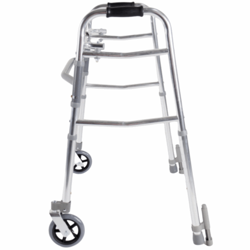 Alternative view of 【只限葵興店或網購】ZSMI 摺合式有輪助行架 (5"萬向前輪，彈弓後腳)