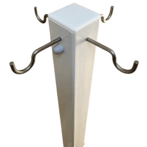 Alternative view of 丹麥 IV Pole with Motor 有輪座地鹽水架 (電動升降)【丹麥製造】