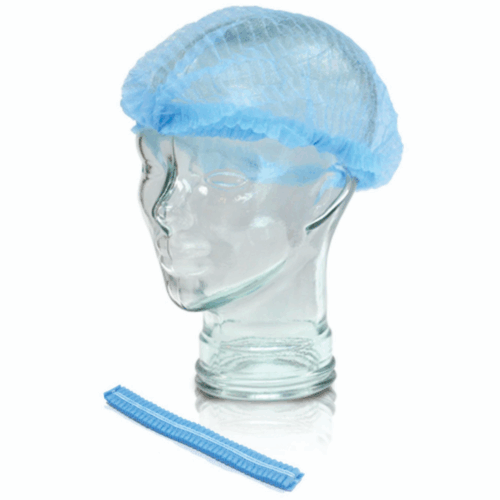 加拿大 Medicom Clip Cap 風琴款防護帽 - 藍色，21" (包裝：100個) [MED008044B]