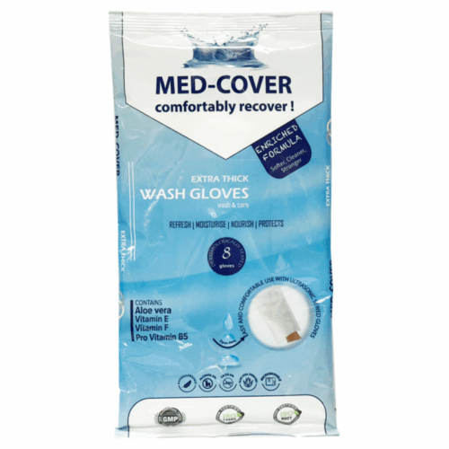土耳其 Med-Cover 免沖水沐浴手套 (包裝：8片) [ASF010]