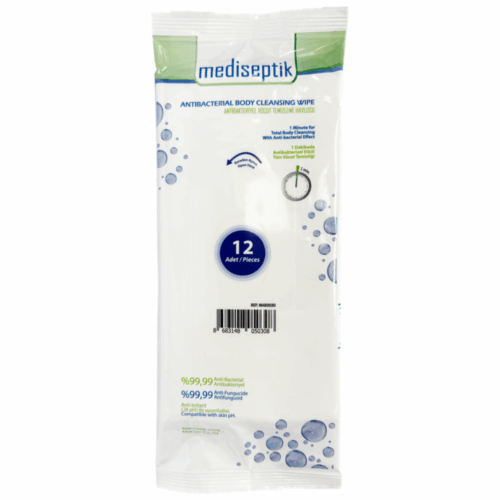 土耳其 Mediseptik 抗菌潔膚濕紙巾 (包裝：12片) [MAB0030]