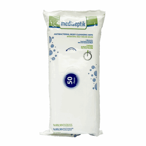 Alternative view of 土耳其 Mediseptik 抗菌潔膚濕紙巾 (包裝：50片) [MAB0030-7]