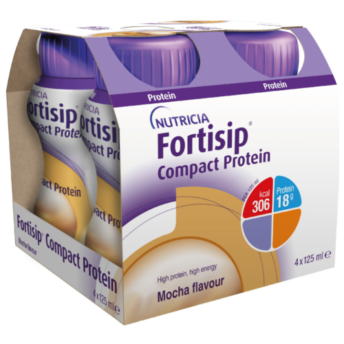 荷蘭 Nutricia Fortisip 營保健高能量高蛋白質營養品 - 咖啡味 (盒裝：125ml x 4支) [H6540010066]【荷蘭製造】【4支/盒，6盒/箱，如顧客想原箱買，可選數量為6】