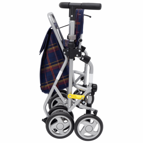 Alternative view of 日本 Forte Light 摺合助行車 - 藍色格子NB [4945528 230514]【台灣製造】