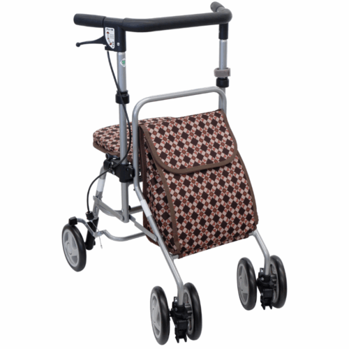 日本 Forte Light 摺合助行車 - G啡色 [4945528 230521]【台灣製造】