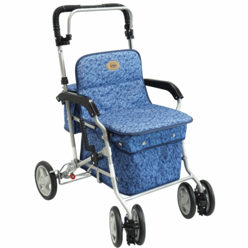 日本 March A 摺合助行車 - 藍色 [4945528 200456]