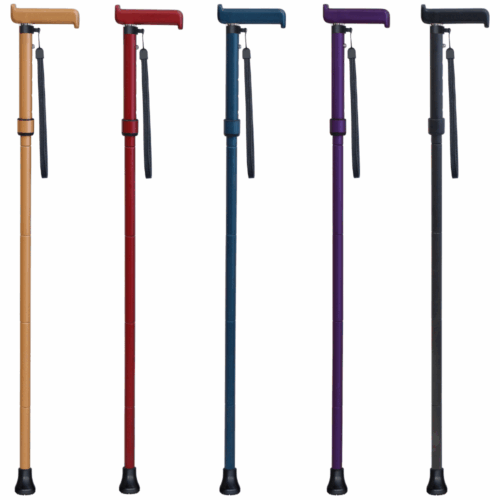 Alternative view of 日本 Shima 50C-1 碳纖維摺疊拐杖 - 金色 [4945528 070271]【0.2kg】