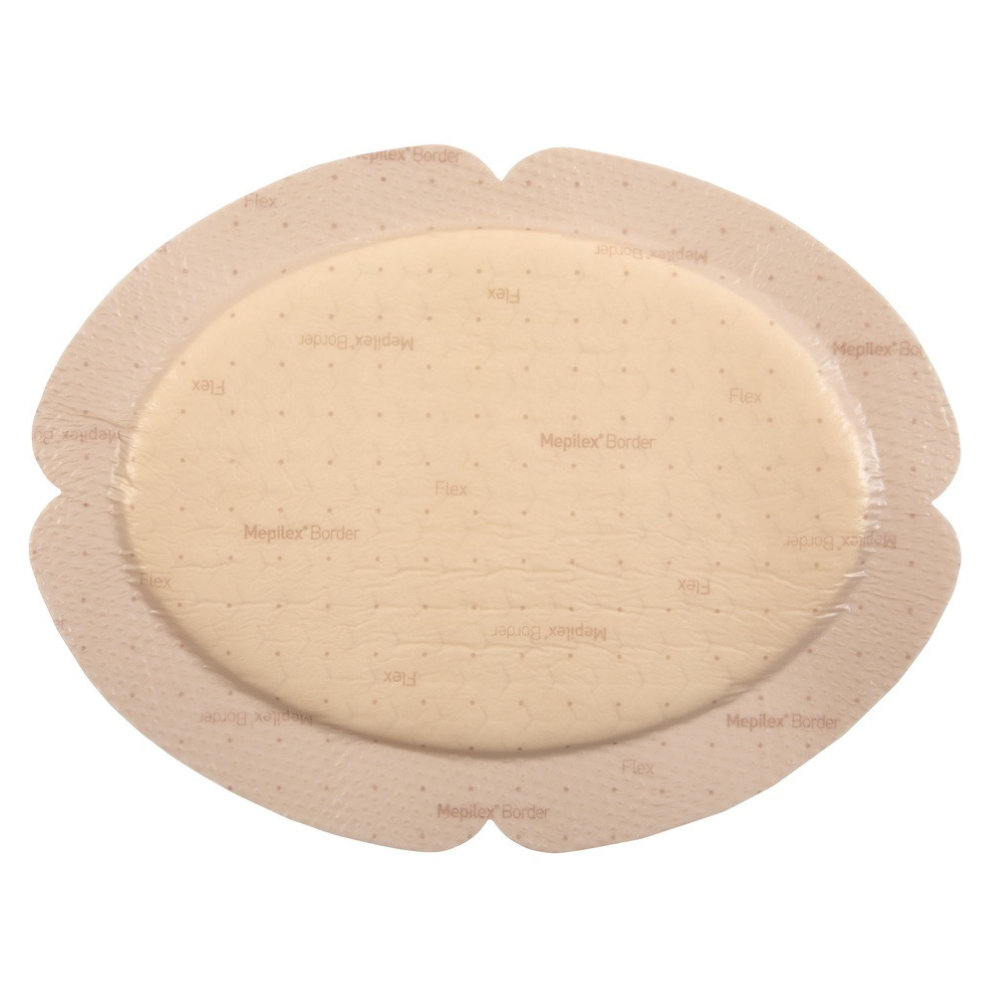 瑞典 Molnlycke Mepilex Border Flex Oval 有邊型泡沫敷料貼【3個尺寸】【芬蘭製造】:圖片 2