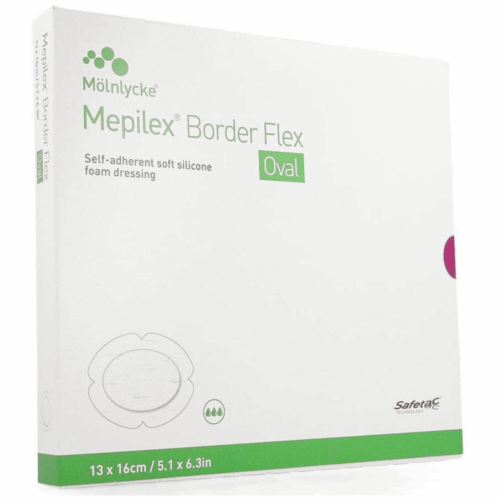 瑞典 Molnlycke Mepilex Border Flex Oval 有邊型泡沫敷料貼【3個尺寸】【芬蘭製造】