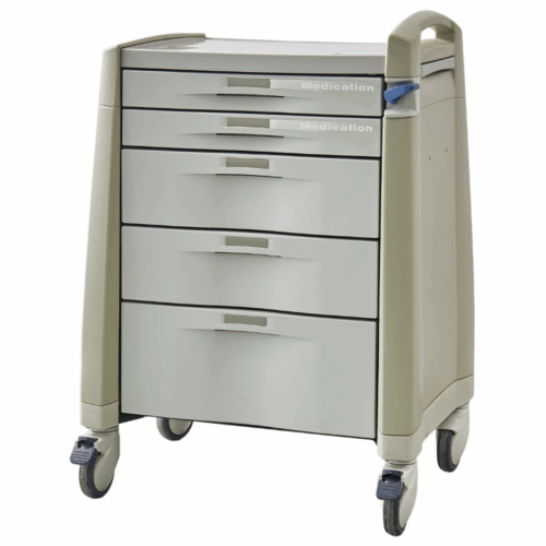 Alternative view of BMTC Medication Cart 派藥車【2種顏色選擇】【3種高度選擇】【3種尺寸櫃桶選擇 (可自由搭配)】