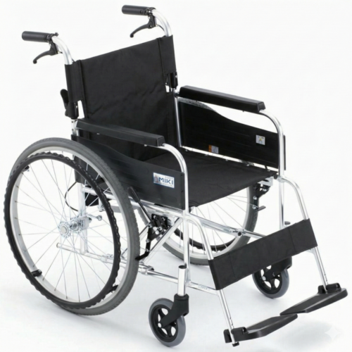 日本 Miki MPT-43JL 輕輪椅 - 黑色F-3