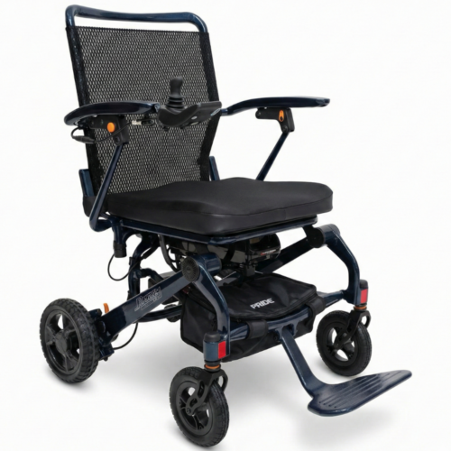 美國 Pride Jazzy Carbon Ultra Max 碳纖維電動輪椅【11.83kg】【承重401.2磅】【前輪有2組避震彈簧】【單電續航15km】【Pride港澳唯一獨家總代理行貨】