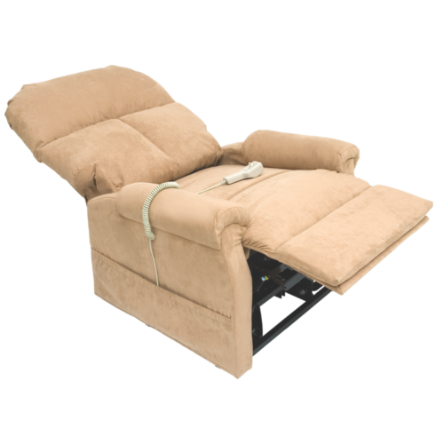 Alternative view of 美國 Pride LC-101 電動站立及後傾梳化 - 茶色皮【Pride港澳唯一獨家總代理行貨】