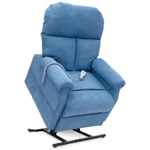 美國 Pride LC-101 電動站立及後傾梳化 - 藍色皮【Pride港澳唯一獨家總代理行貨】