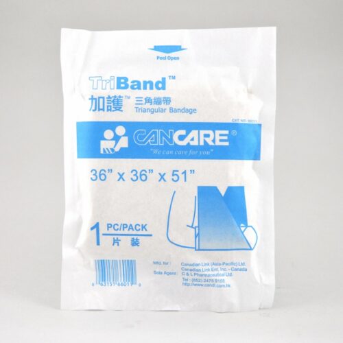 Alternative view of Cancare 加護 TriBand 三角繃帶 - 36 x 36 x 51" (包裝) [CC-TB-1]