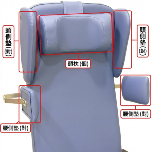 U形頭枕 (藍色) - 適用於 Advanced Harmony 高背椅