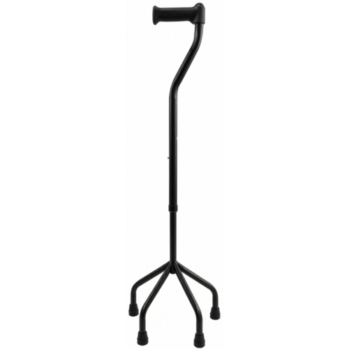 CBIC Quad 問號型四腳拐杖 - L，黑色