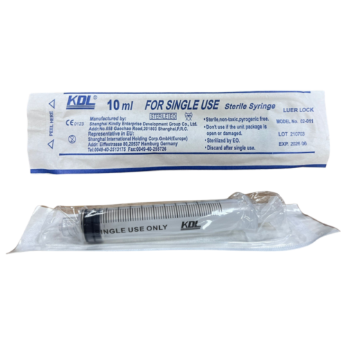 KDL 螺絲咀針筒 - 10ml (盒裝：100支) [02-011]