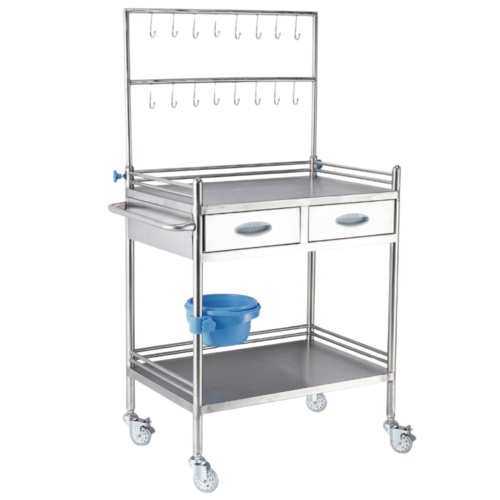 SRMT 304不鏽鋼派奶車 (雙排)