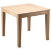 正方形實木餐桌 - 淺木色