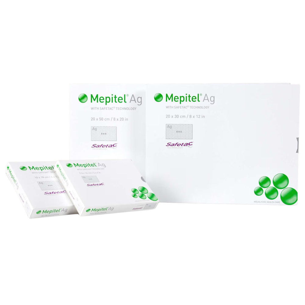 瑞典 Molnlycke Mepitel Ag 銀離子敷料【4個尺寸】