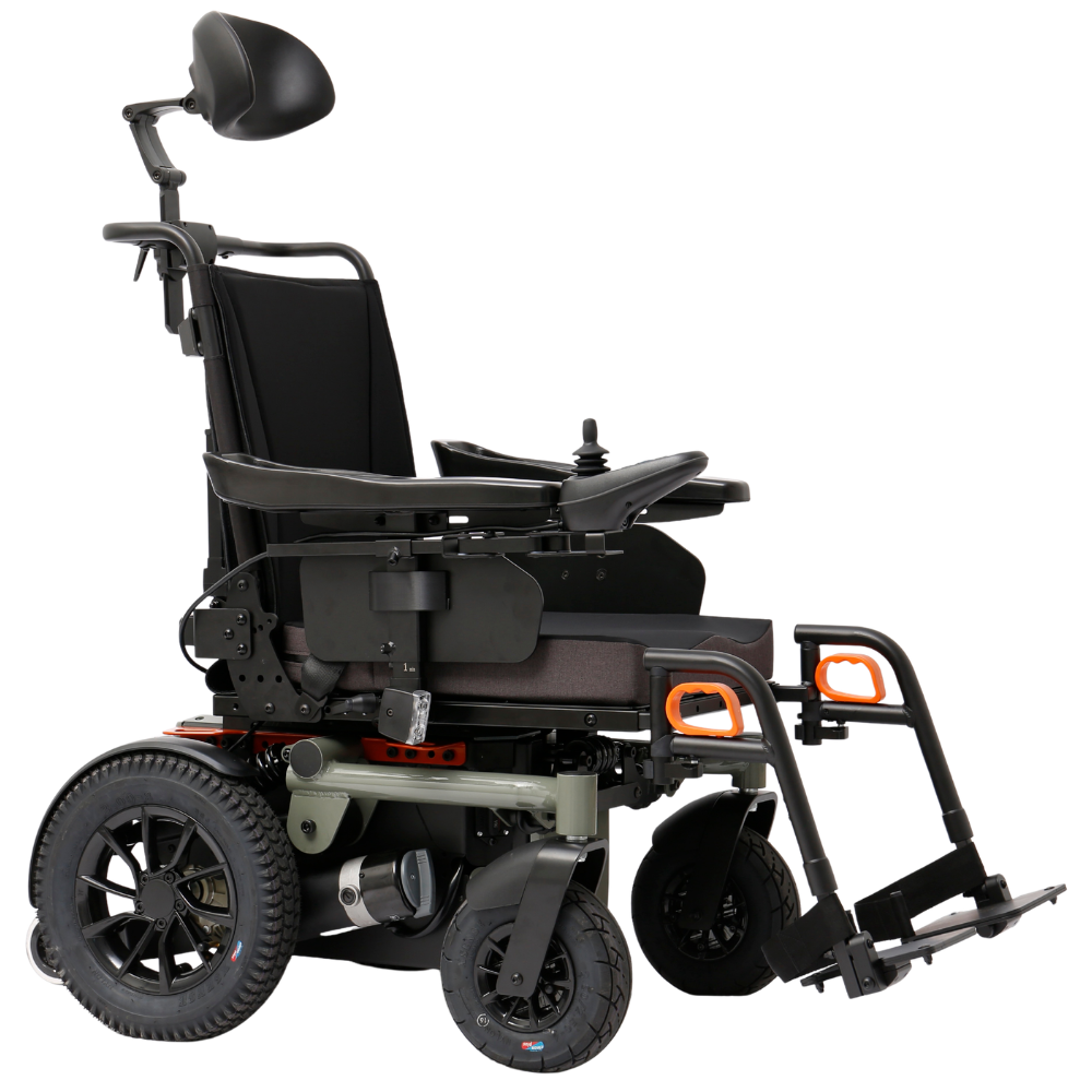 Advanced P400 Power Tilt+Recline 電動輪椅【電動傾斜及調校靠背角度】【3組超強避震】【英國PG VR2控制器】【台灣製CT 450W電機x2】【75AH電池 x 2:續航力45公里】【前後LED燈】:圖片 9