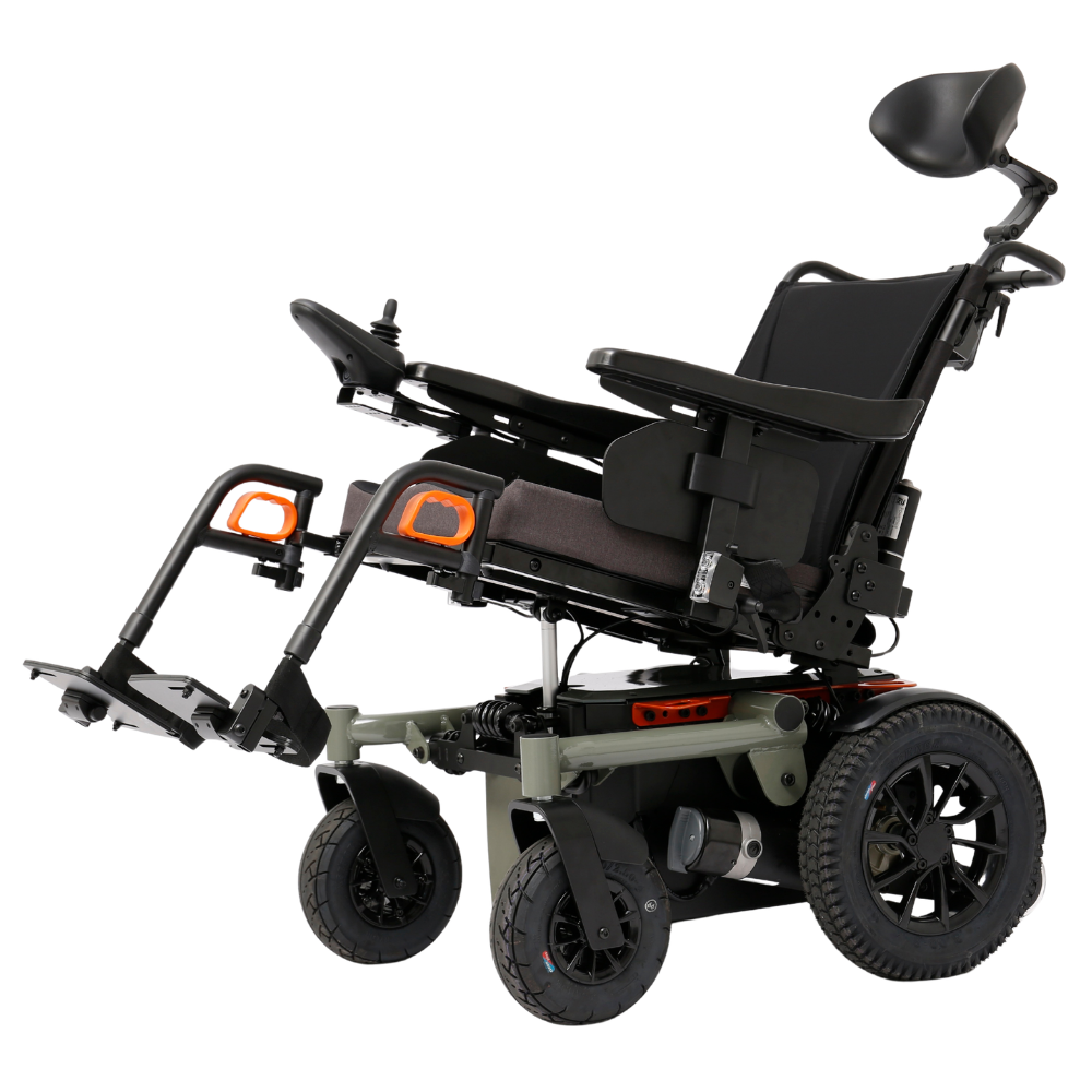 Advanced P400 Power Tilt+Recline 電動輪椅【電動傾斜及調校靠背角度】【3組超強避震】【英國PG VR2控制器】【台灣製CT 450W電機x2】【75AH電池 x 2:續航力45公里】【前後LED燈】:圖片 5
