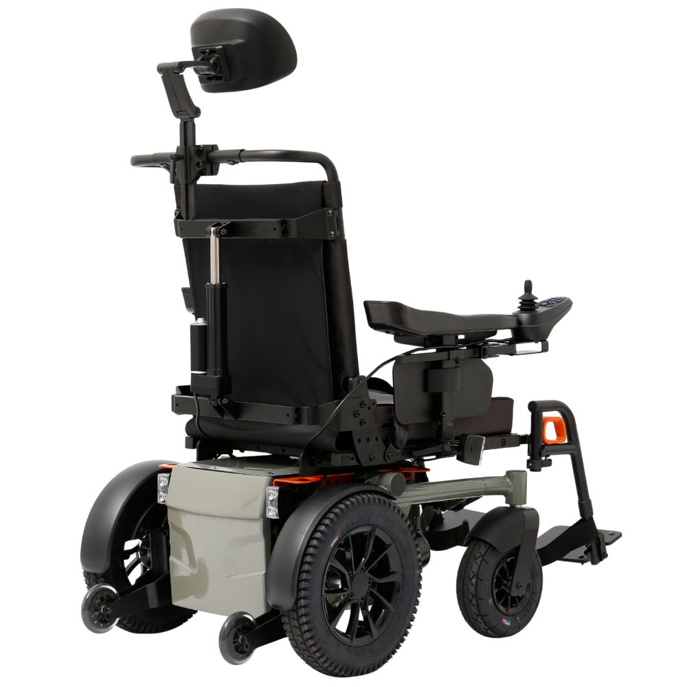 Advanced P400 Power Tilt+Recline 電動輪椅【電動傾斜及調校靠背角度】【3組超強避震】【英國PG VR2控制器】【台灣製CT 450W電機x2】【75AH電池 x 2:續航力45公里】【前後LED燈】:圖片 3