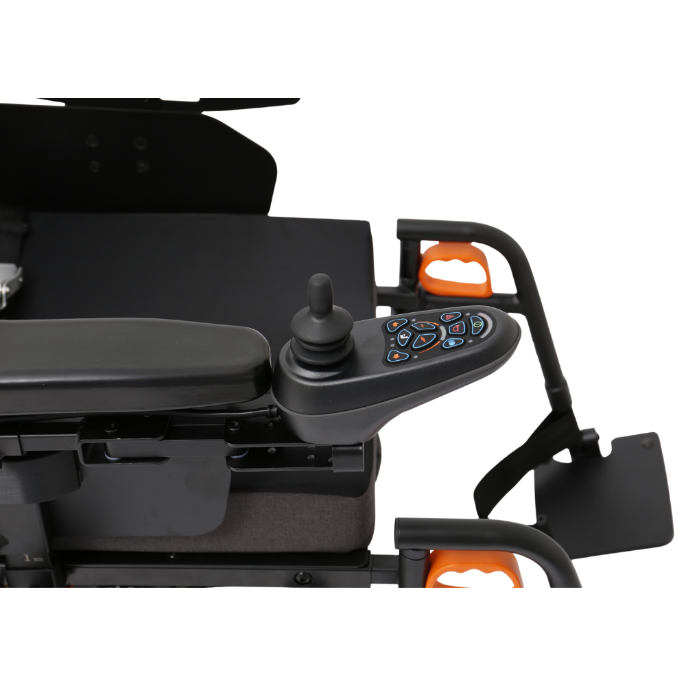 Advanced P400 Power Tilt+Recline 電動輪椅【電動傾斜及調校靠背角度】【3組超強避震】【英國PG VR2控制器】【台灣製CT 450W電機x2】【75AH電池 x 2:續航力45公里】【前後LED燈】:圖片 19