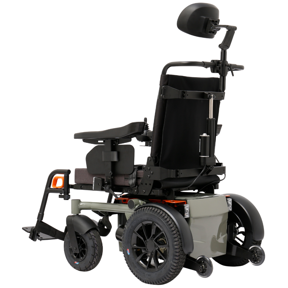 Advanced P400 Power Tilt+Recline 電動輪椅【電動傾斜及調校靠背角度】【3組超強避震】【英國PG VR2控制器】【台灣製CT 450W電機x2】【75AH電池 x 2:續航力45公里】【前後LED燈】:圖片 12