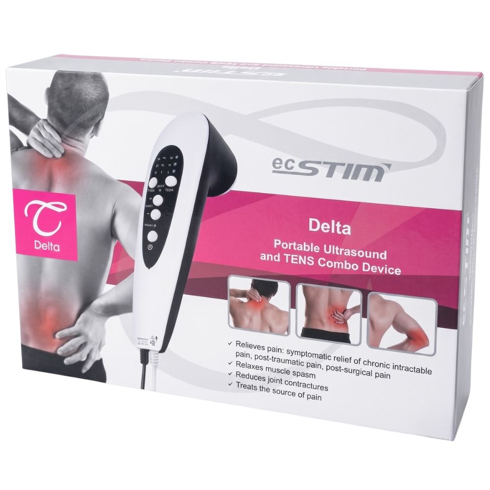 ecSTIM Delta 手提式2合1止痛 + 超聲波治療儀