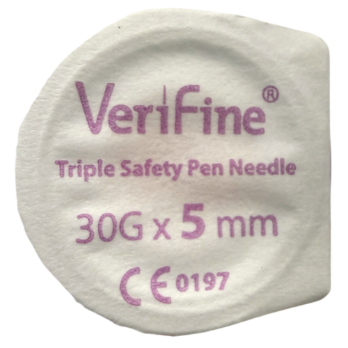 Alternative view of VeriFine 三重安全胰島素筆針頭 - 30G x 5mm (盒裝：100個) [TPN-30-5]【12盒/箱，如顧客想原箱買，可選數量為12】