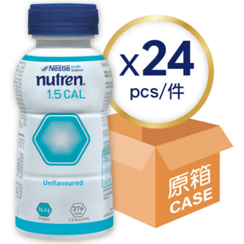 【原箱24支】瑞士 Nestle 雀巢 Nutren 1.5 Cal 佳膳營養補充品 (原箱：250ml x 24支) [3SN5012049]